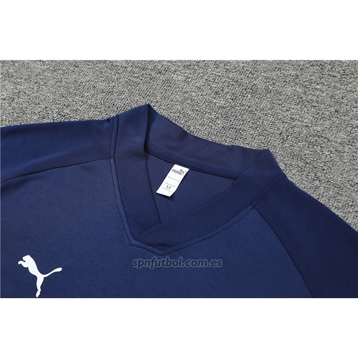 Chandal del Olympique Marsella Manga Corta 2022-2023 Azul - Pantalon Corto